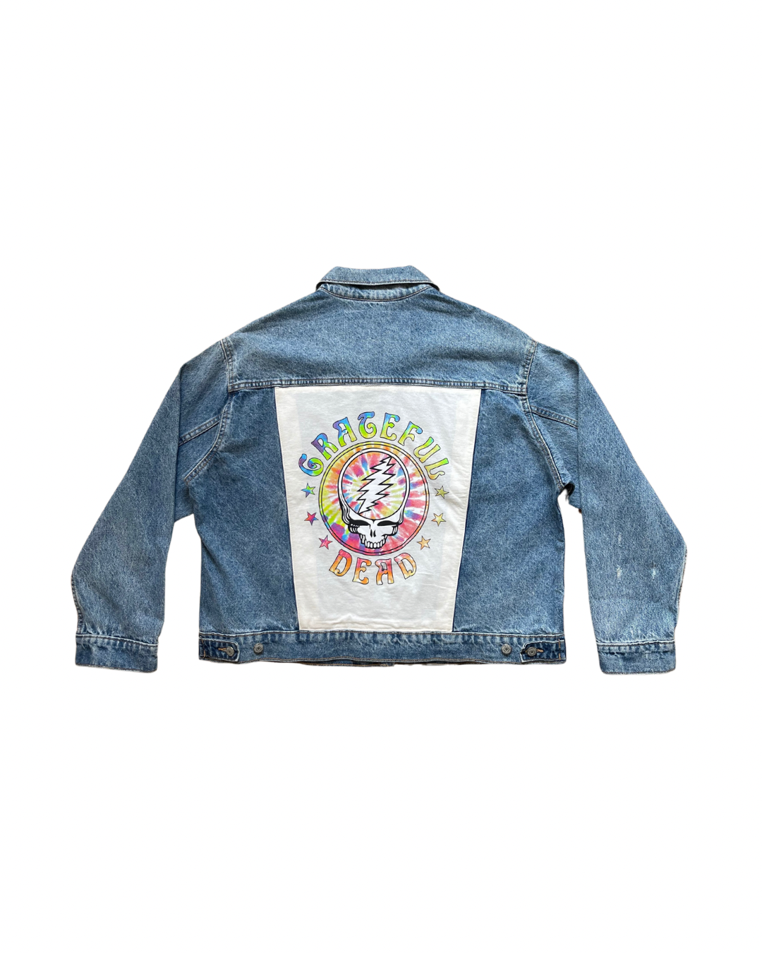 Upcycled Dancing Bears Denim Jacket