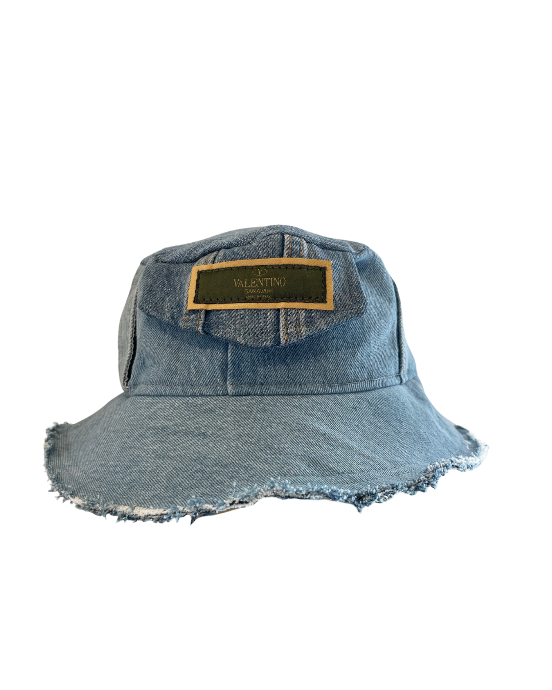 Upcycled Denim & Dust Bag Bucket Hat