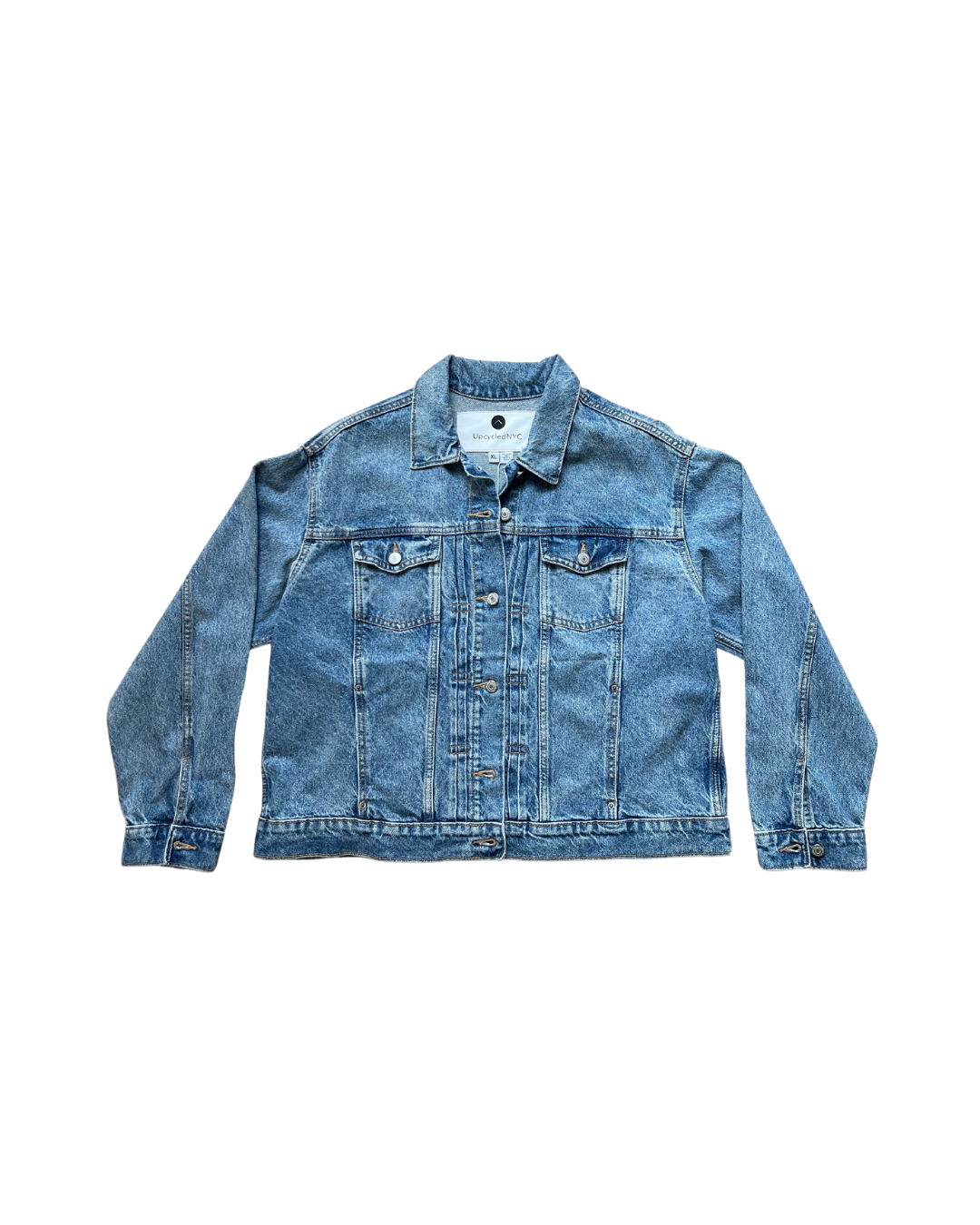 Upcycled Dancing Bears Denim Jacket