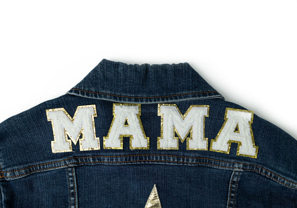 A Star Is Born Upcycled Denim Jacket - Adult