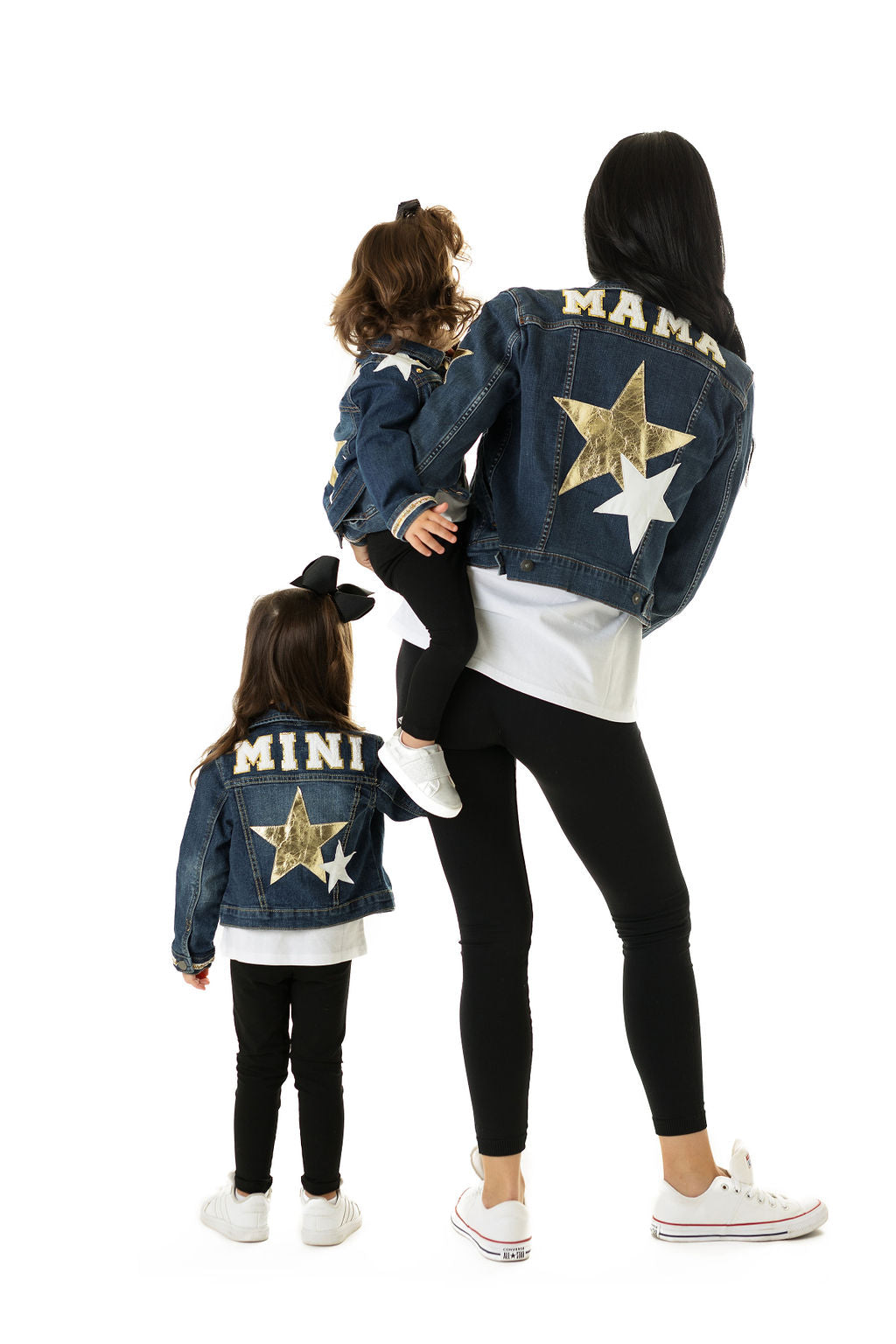 A Star Is Born Upcycled Denim Jacket - Adult