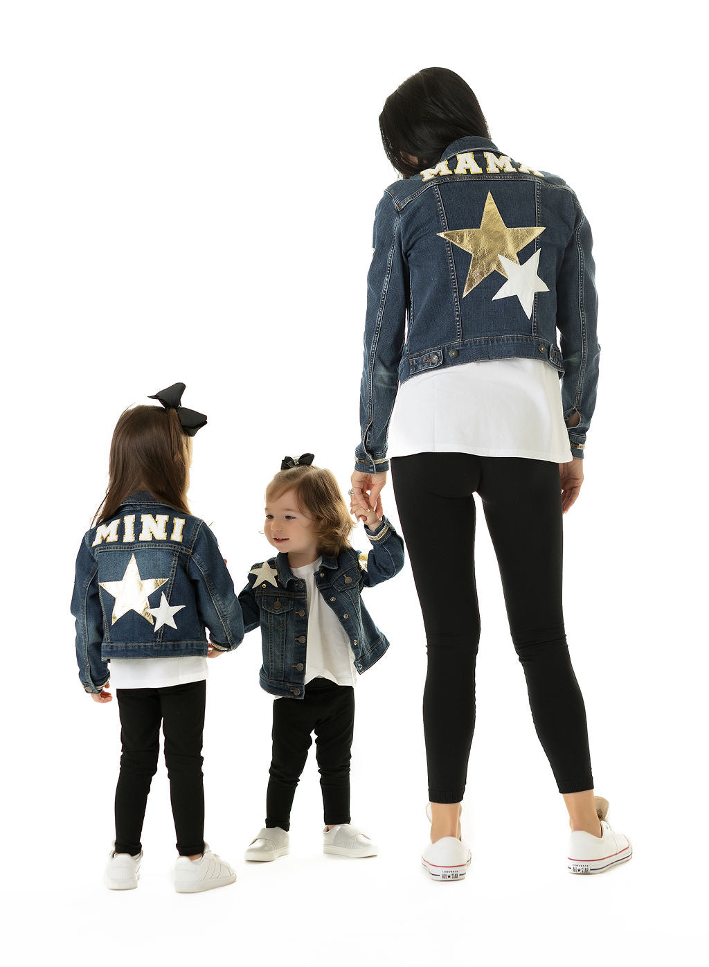 A Star Is Born Upcycled Denim Jacket - Adult