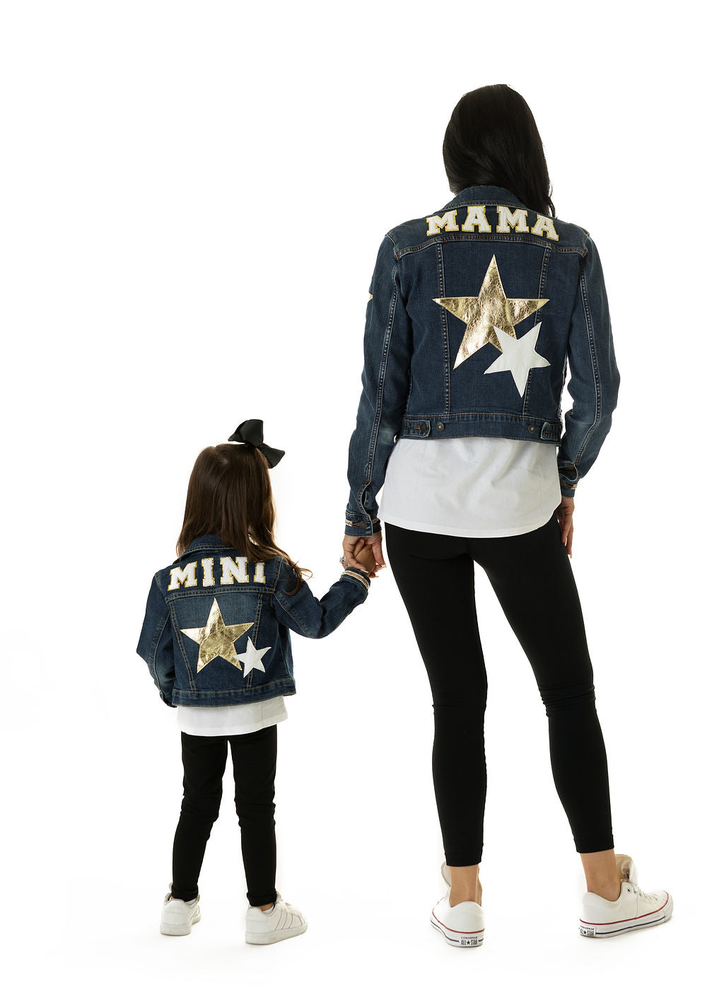 A Star Is Born Upcycled Denim Jacket - Adult