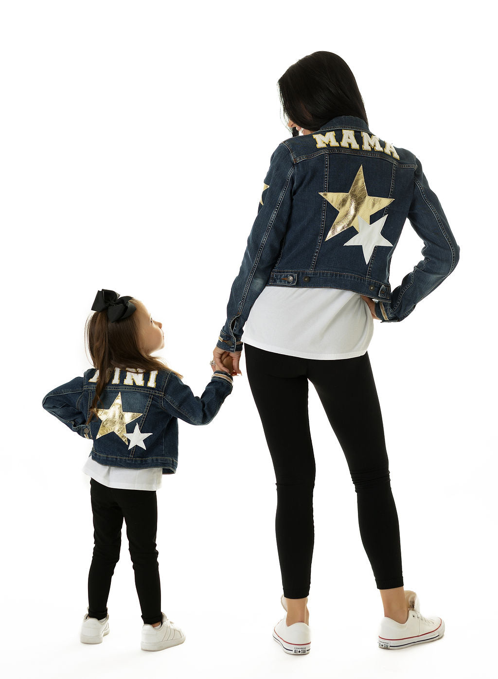 A Star Is Born Upcycled Denim Jacket - Adult