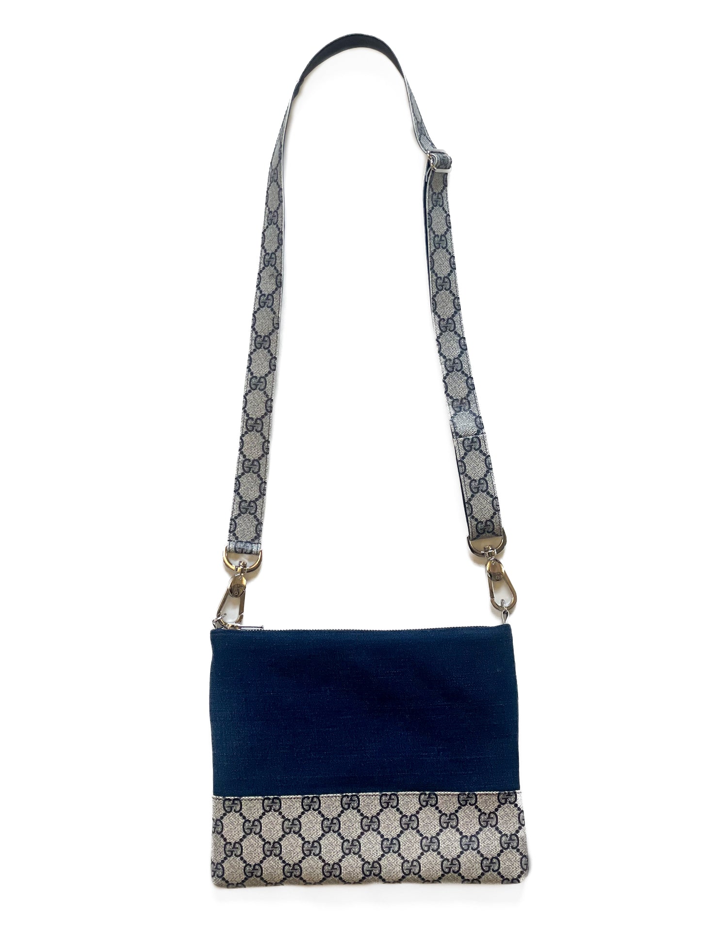 Upcycled Crossbody Bag - Denim & Navy