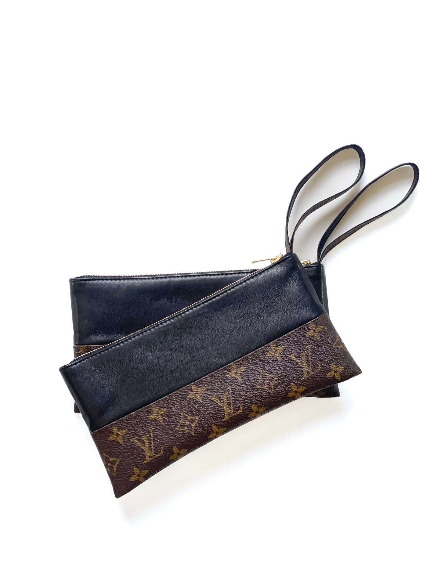 Upcycled Wristlet - Black