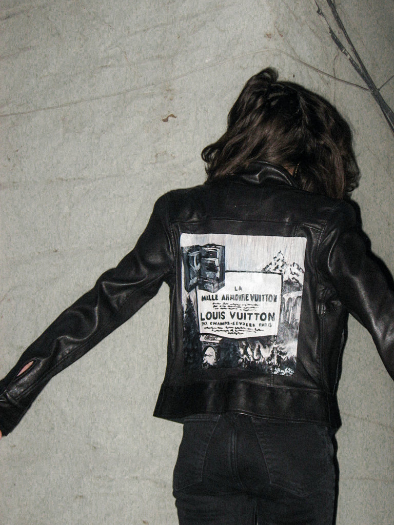 UpcycledNYC X ByBoulukos Vintage Ad Jacket