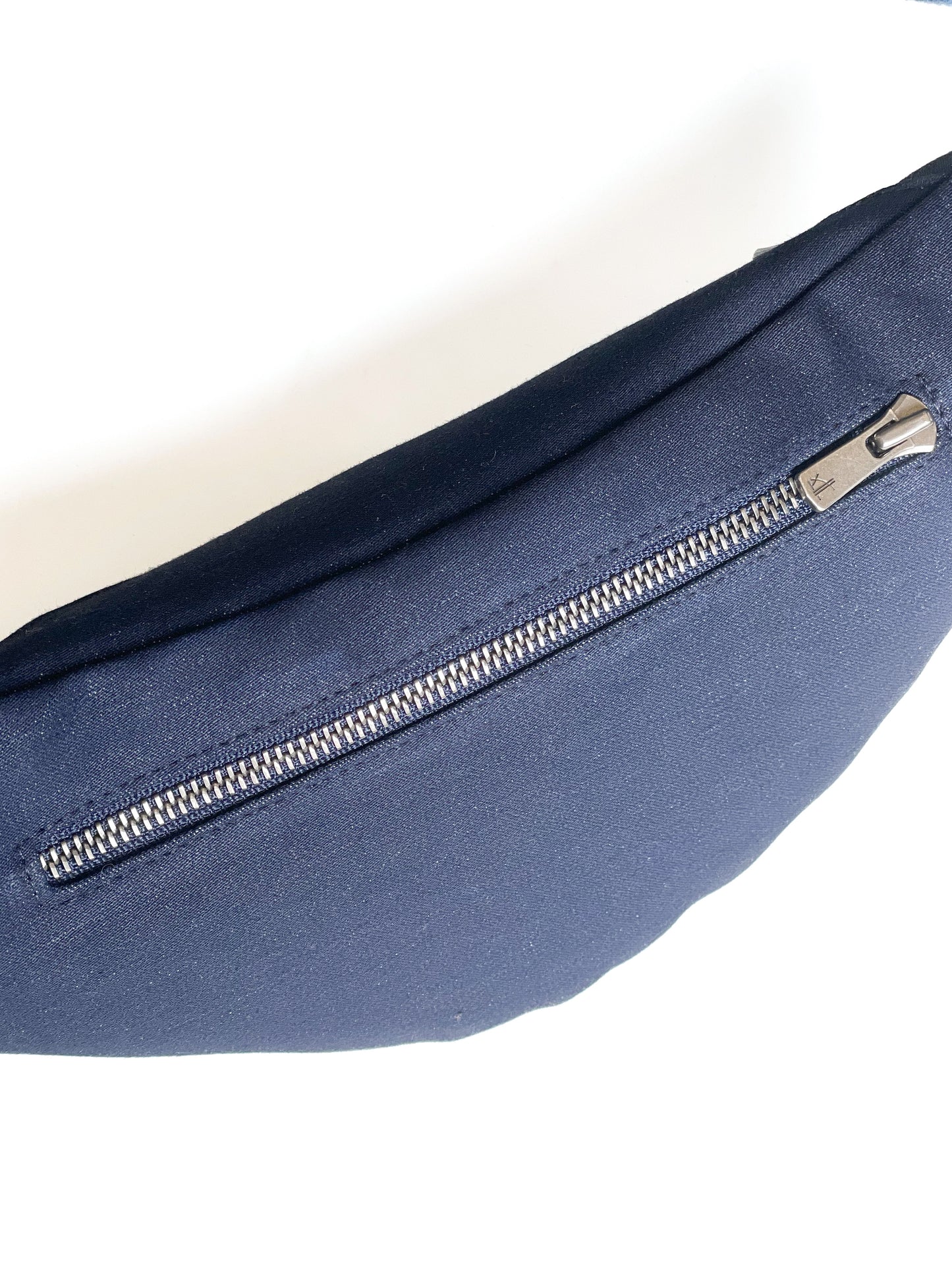 Upcycled Mini Sling Bag - Navy