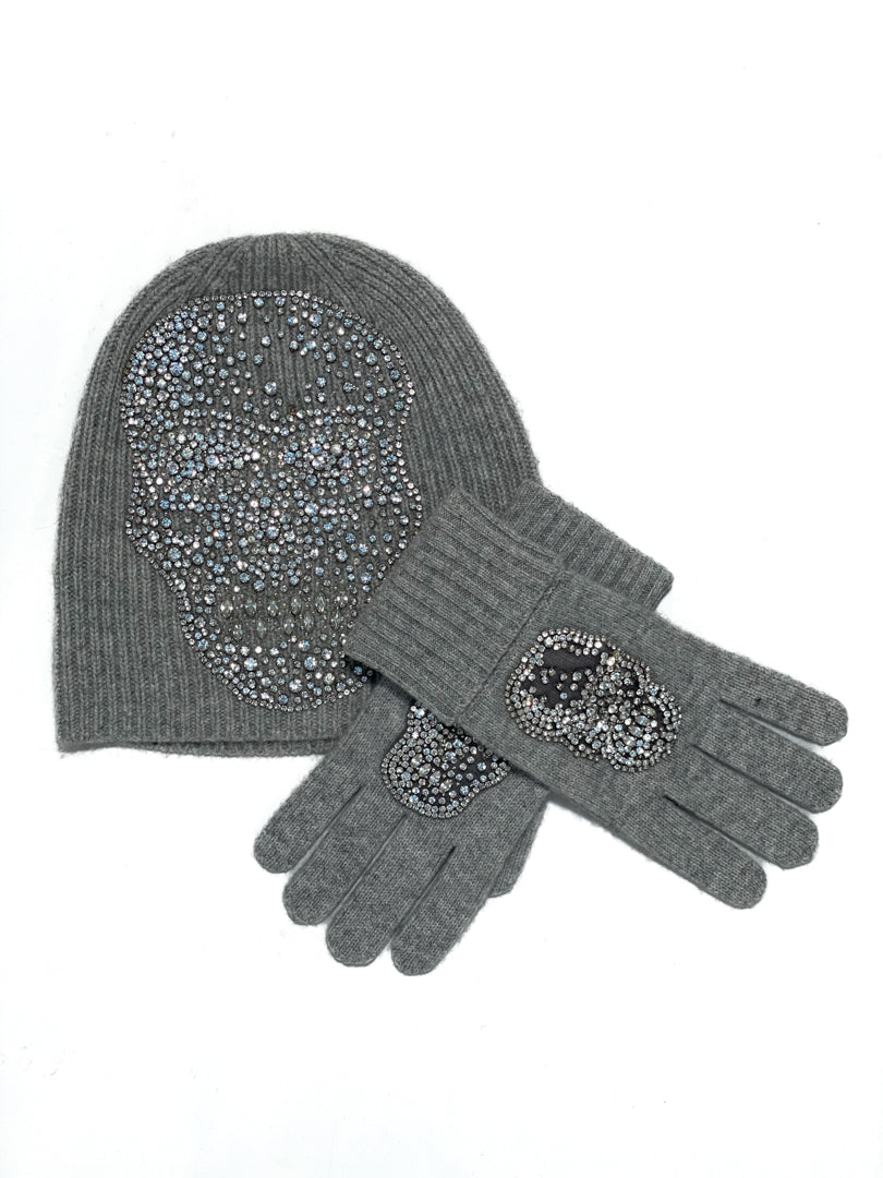 Cashmere Skull Gloves