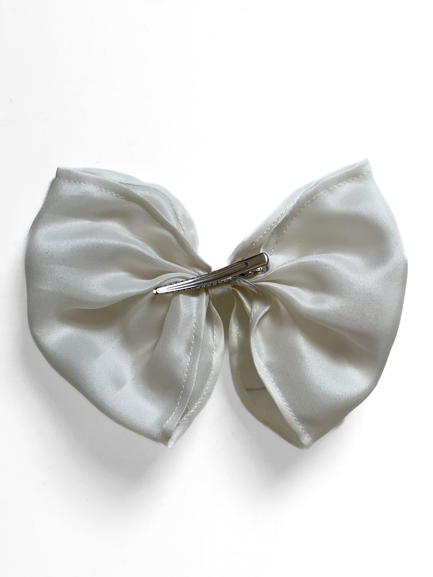 Upcycled Hand-painted 100% Silk Bow