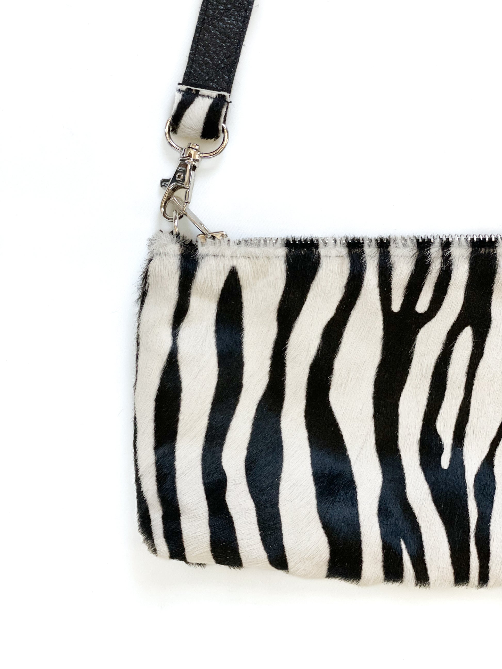 Upcycled Hair on Calf Zebra Print Purse – Upcycled NYC